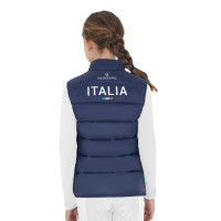 Unisex kinderslim-fit bodywarmer Equestro X Fise Marineblazer Marineblauw