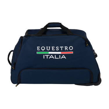 Trolleytas met Equestro X Fise-logo Marineblazer Marineblauw