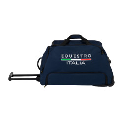 Trolleytas met Equestro X Fise-logo Marineblazer Marineblauw