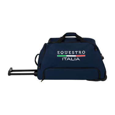 Trolleytas met Equestro X Fise-logo Marineblazer Marineblauw