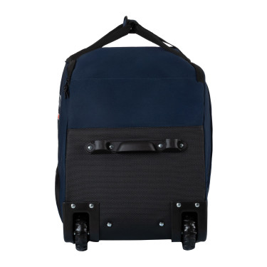 Trolleytas met Equestro X Fise-logo Marineblazer Marineblauw