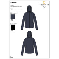 Softshell dames lijn Opvouwbaar Marineblazer Marineblauw