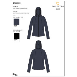 Softshell dames lijn Opvouwbaar Marineblazer Marineblauw