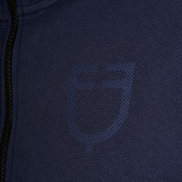 Herenhoodie met verstelbare capuchon en rits Marineblazer Marineblauw