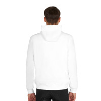 Herenhoodie met verstelbare capuchon en rits Marineblazer Marineblauw