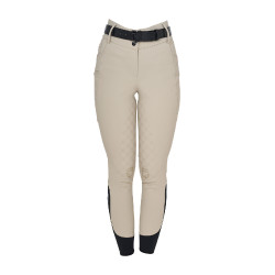 Damesbroek met hoge taille monogram