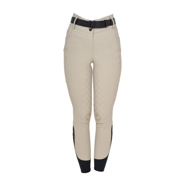 Damesbroek met hoge taille monogram