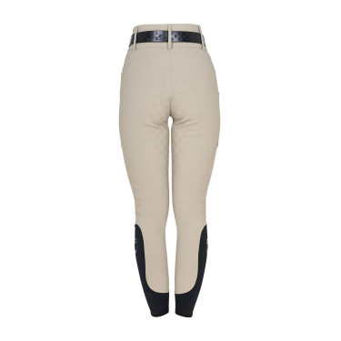 Damesbroek met hoge taille monogram