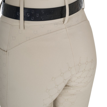 Damesbroek met hoge taille monogram