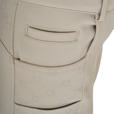 Damesbroek met hoge taille monogram