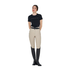 Damesbroek met hoge taille monogram