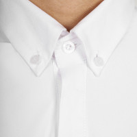 Herenpoloshirt wedstrijd met overhemdkraag Wit