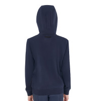 Unisex kinderhoodie met rits aan de voorkant Marineblazer Marineblauw