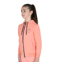 Unisex kinderhoodie met rits aan de voorkant Woestijnbloem Roze