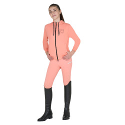 Unisex kinderhoodie met rits aan de voorkant Woestijnbloem Roze