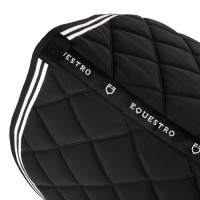 Springonderlegger Double Stripes in technische stof Zwart / wit