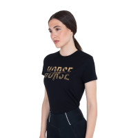 Dames T-shirt Horse Love van katoen Zwart