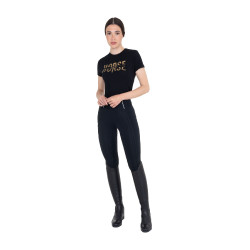 Dames T-shirt Horse Love van katoen Zwart