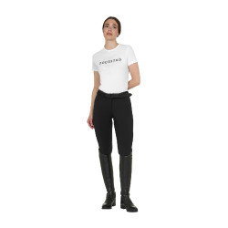 Dames T-shirt Elegant van katoen Wit