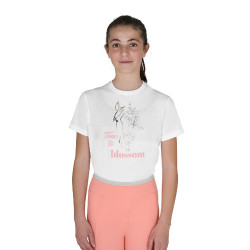 Meisjes-T-shirt Time to Blossom van katoen Wit