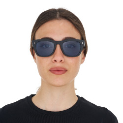 Gepolariseerde sportzonnebril model Solana Mat zwart / blauw