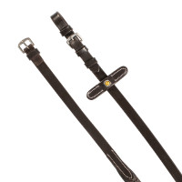 Lederen teugels met rubberen grip Bruin