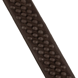 Lederen teugels met rubberen grip