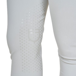 Damesbroek met hoge taille met stras-logo