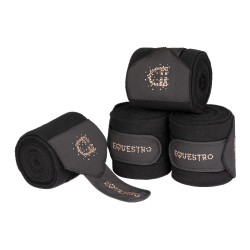 Fleece bandages met strasslogo