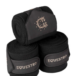 Fleece bandages met strasslogo