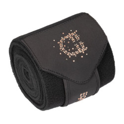 Fleece bandages met strasslogo