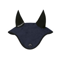 Sublime oornetje van suède met siliconen logopatch Marine Marineblauw