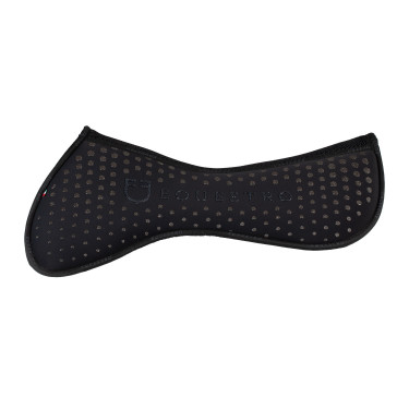 Memory foam schaftbeschermer met glinsterende grip en siliconen logo Zwart / zilver Memory foam schaftbeschermer met glinsterende grip en siliconen logo Zwart / zilver