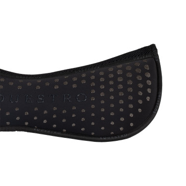 Memory foam schaftbeschermer met glinsterende grip en siliconen logo Zwart / zilver Memory foam schaftbeschermer met glinsterende grip en siliconen logo Zwart / zilver