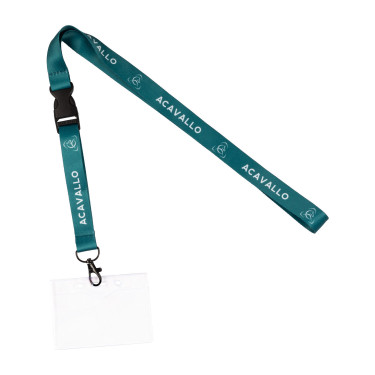 Badgehouder met koord Acavallo-logo Groen