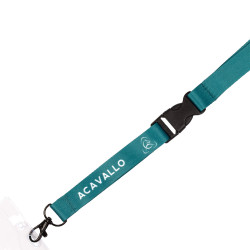 Badgehouder met koord Acavallo-logo Groen