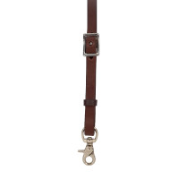 Leren western borsttuig Geolied Bruin