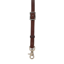 Leren western borsttuig Geolied Bruin