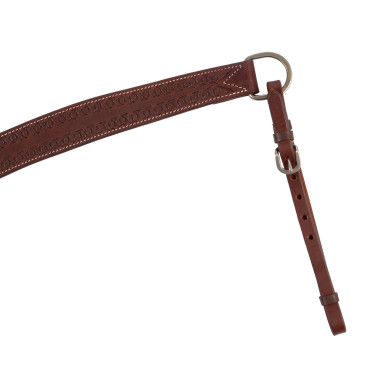Leren western borsttuig Geolied Bruin