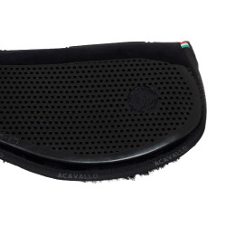 MF-S WFS onderlegger suède schapenvacht full gel classic flat Zwart