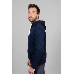 Swiss hoodie marine Marine Marineblauw