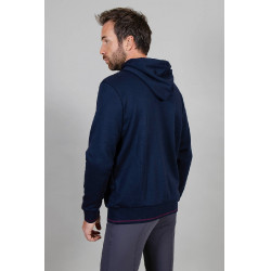 Swiss hoodie marine Marine Marineblauw