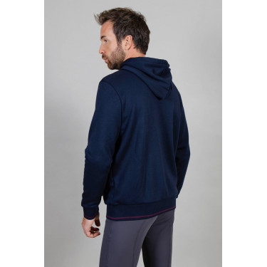 Swiss hoodie marine Marine Marineblauw