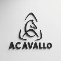 Acavallo muurstickers logo uitsparing h 35 cm Zwart