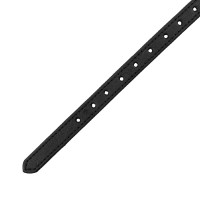 Lacciolini sporen leer binnenkant nylon Zwart