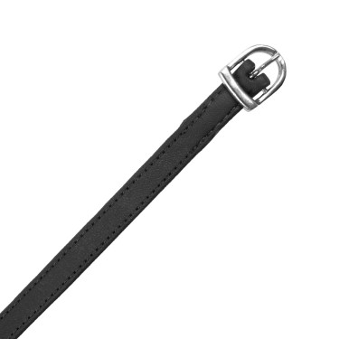Lacciolini sporen leer binnenkant nylon Zwart