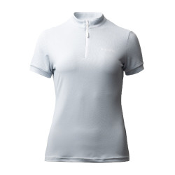 Horze Joie trainings-T-shirt met korte mouwen voor kinderen Grijs dageraad blauw