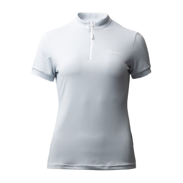 Horze Joie trainings-T-shirt met korte mouwen voor kinderen Grijs dageraad blauw