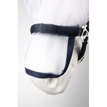 Halster met vliegenmasker Horze Paso Fino Opening Marineblauw Halster met vliegenmasker Horze Paso Fino Opening Marineblauw
