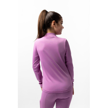 Trainingsshirt Horze Mea kind Bleek Paars Violet